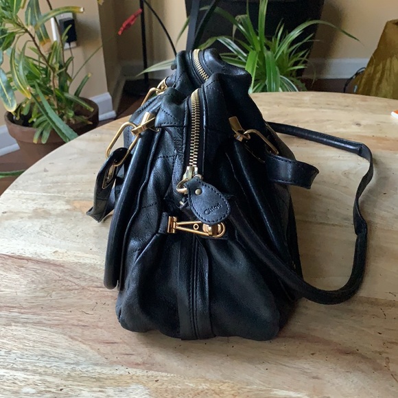 CHLOÈ Paraty Bag - Black Soft Leather Medium - Picture 4 of 16